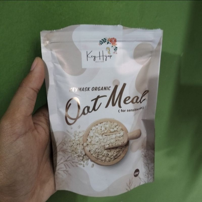 keymask keyhijup masker preloved mask organic oat milk for sensitive skin
