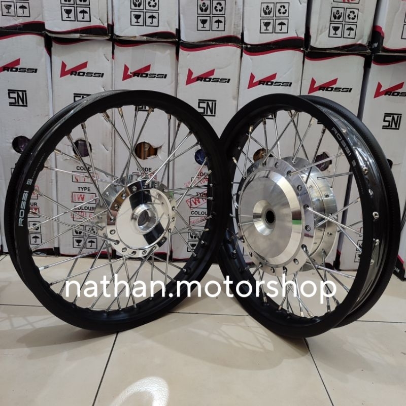 PROMO VELG V ROSSI RING 14 MIO BEAT VARIO SCOOPY GENIO VARIO125 SEPASANG - PELEK ROSSI RING 14 SEPAS