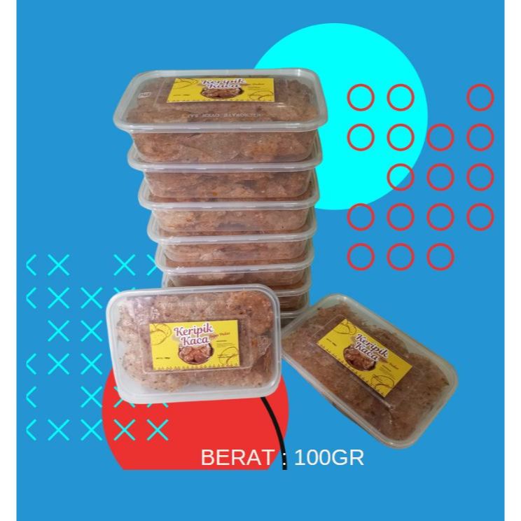 

Keripik Kaca Super Pedas Kemasan Box 100gr