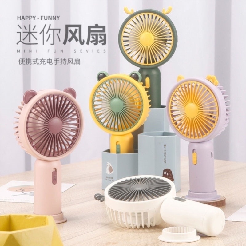 KIPAS ANGIN DUDUK KUPING PORTABLE / kipas angin duduk portable