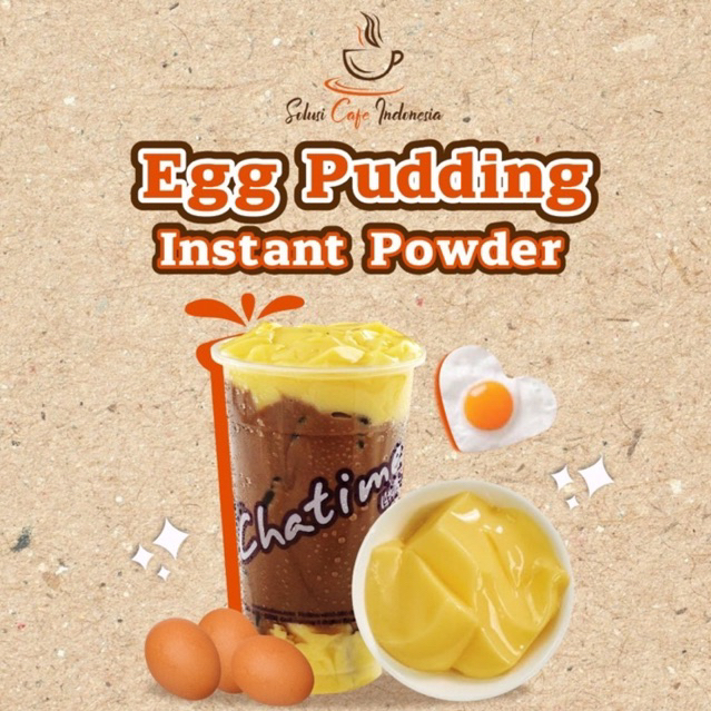 

Silky Egg Pudding Powder Chatime 1 Kg Solusi Cafe Indonesia