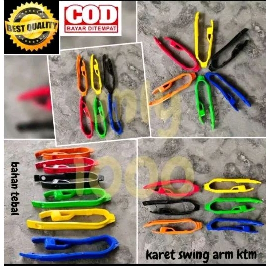KARET SWING ARM KTM UNIVERSAL PENAHAN BANTALAN RANTAI TRAIL SUPERMOTO MOTOCROSS