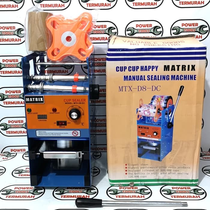 

Cup Sealer Digital Counter Mesin Press Gelas ET-D8 DC NO ROLL Makassar