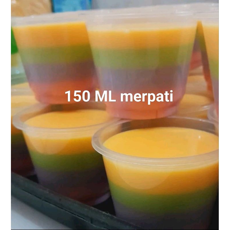 THINWALL CUP 150ML / CUP PUDDING/ CUP MERPATI 150ML 100ML