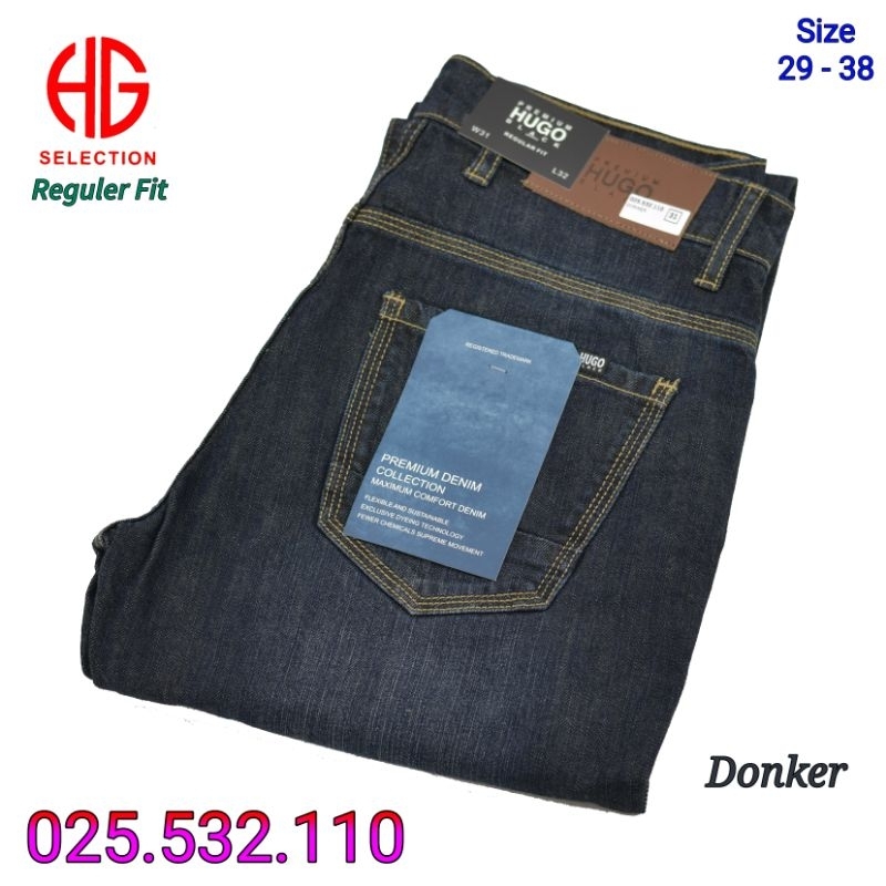Celana Jeans Pria Hugo Selection 025.532.110 Reguler Fit
