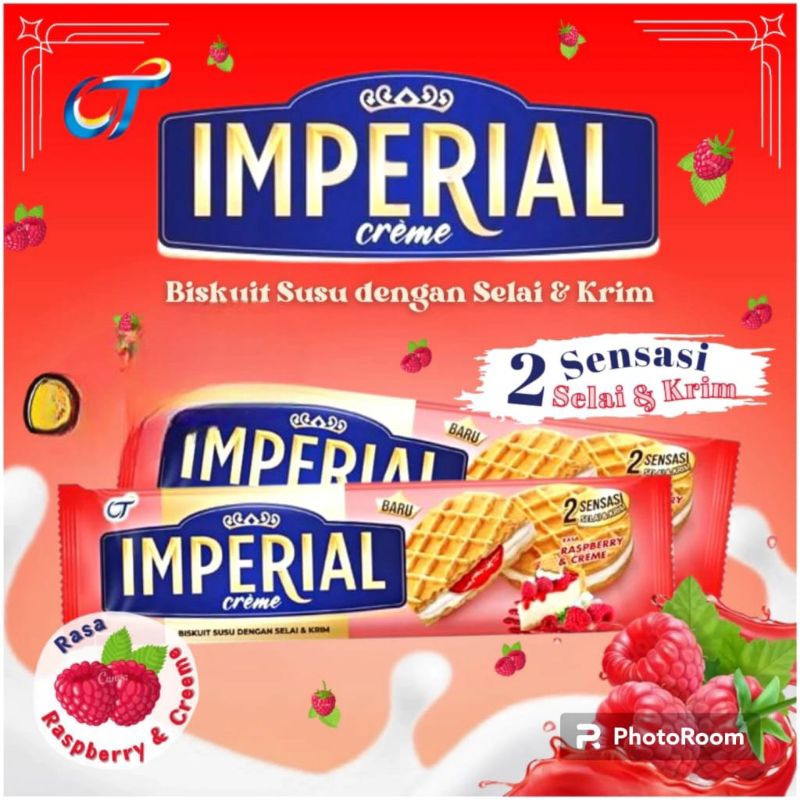 

BISKUIT SUSU DENGAN SELAI IMPERIAL CREME DUA RASA 1 KOTAK