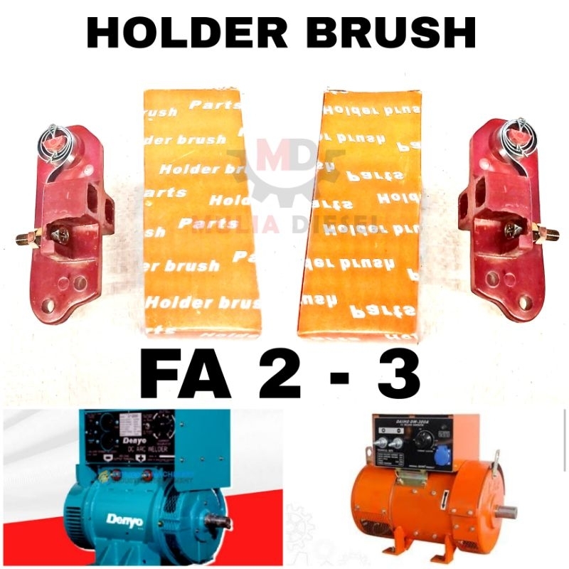 Holder Brush Rumah Dudukan Arang Kol Booster Dinamo Las Listrik FA 2.3 FA 2 - 3