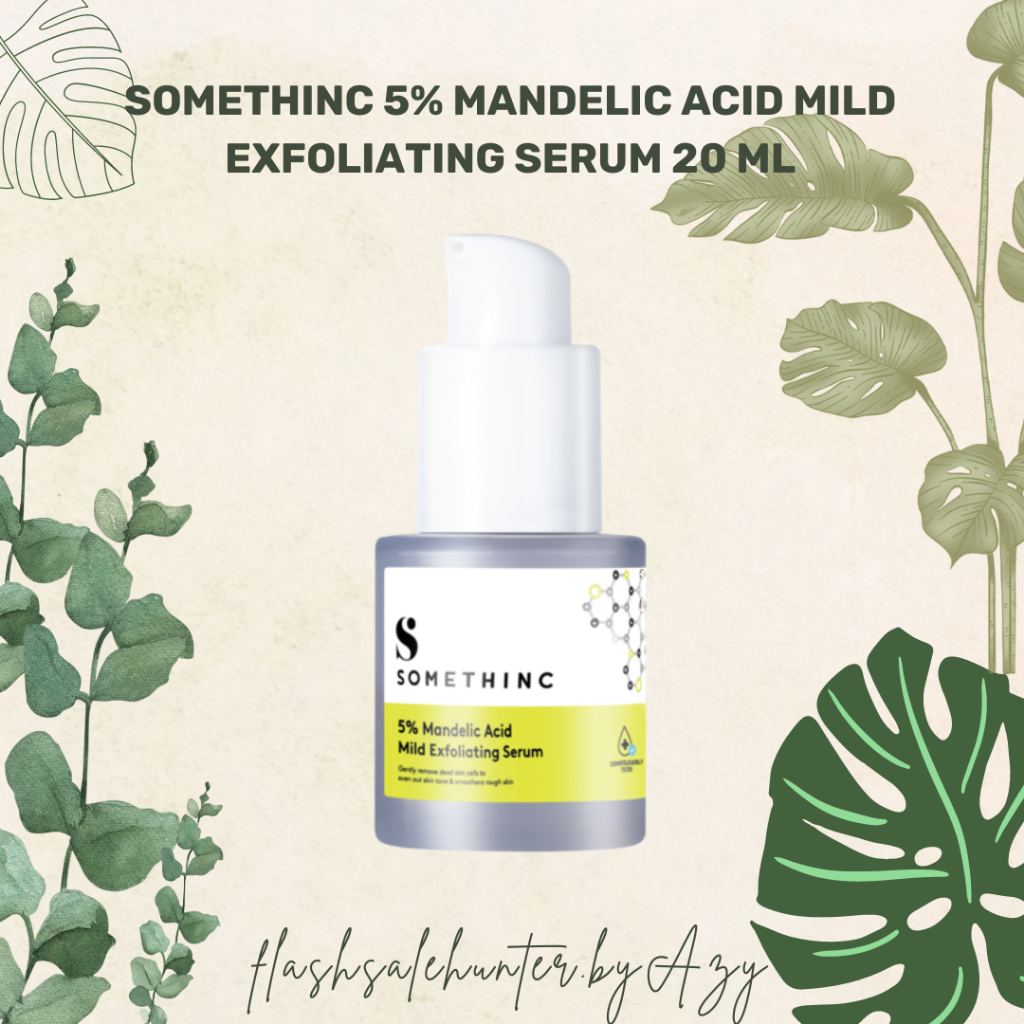 SOMETHINC 5% Mandelic Acid Mild Exfoliating Serum 20 ml / red algae AHA panthenol exfoliate hydratin