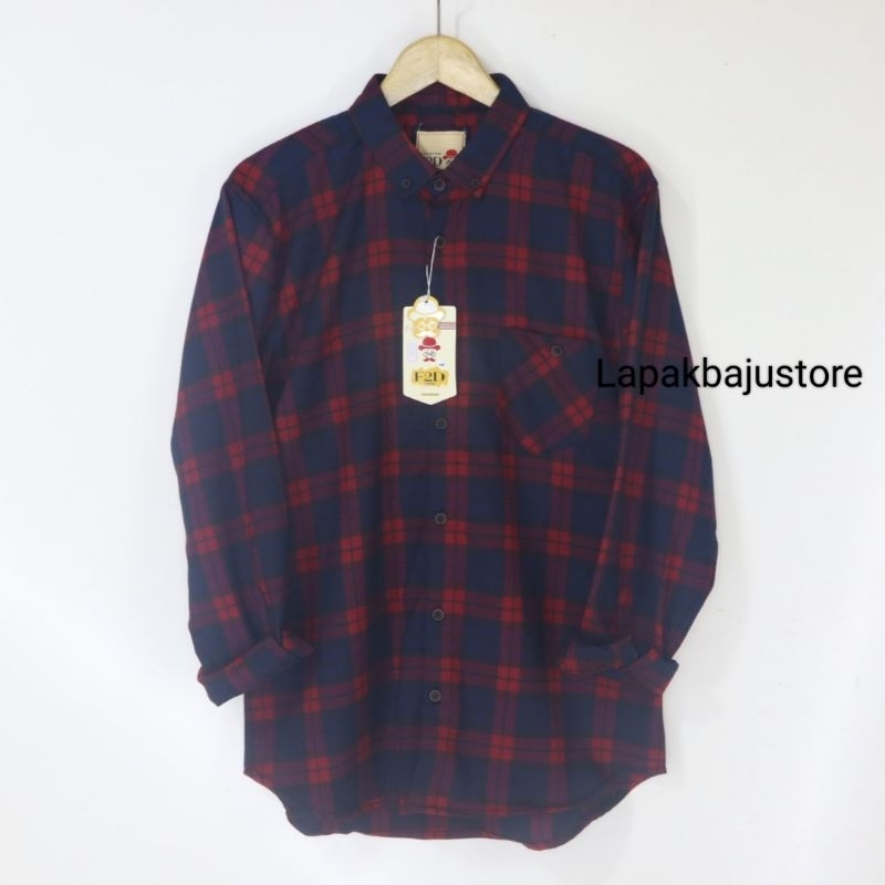 KEMEJA PANJANG FLANEL PREMIUM F2D