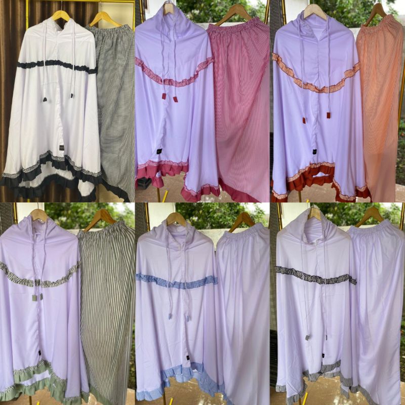 T17- mukena santri/pondok/capel gontor/pesantren Gontor putri