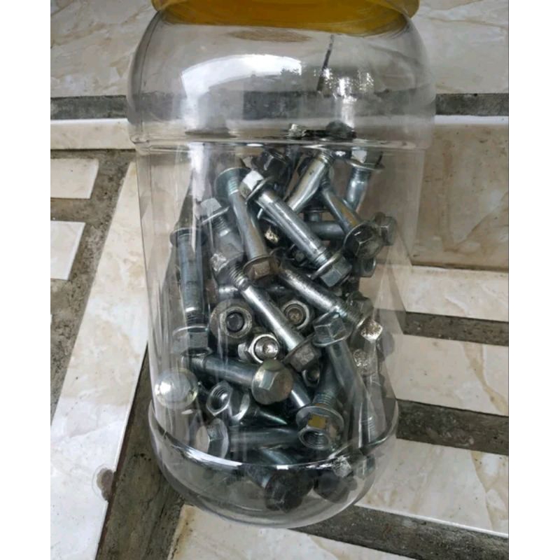 mur baut bolt flange unitrack shock belakang ori yamaha vixion r15 xabre mt15 xsr