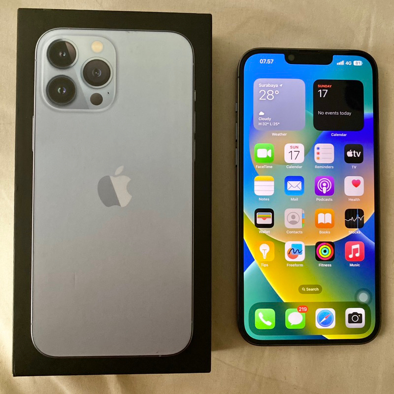 Iphone 13 Promax 256gb Ex Ibox (pemakaian pribadi