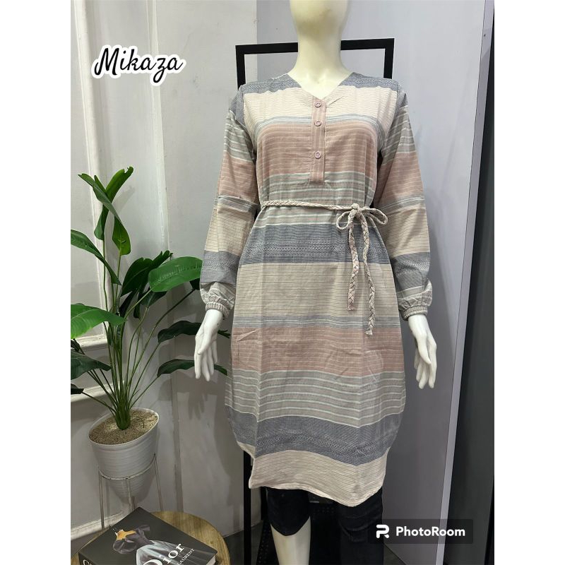 Long tunik Mikaza terbaru ready XXL XXXL