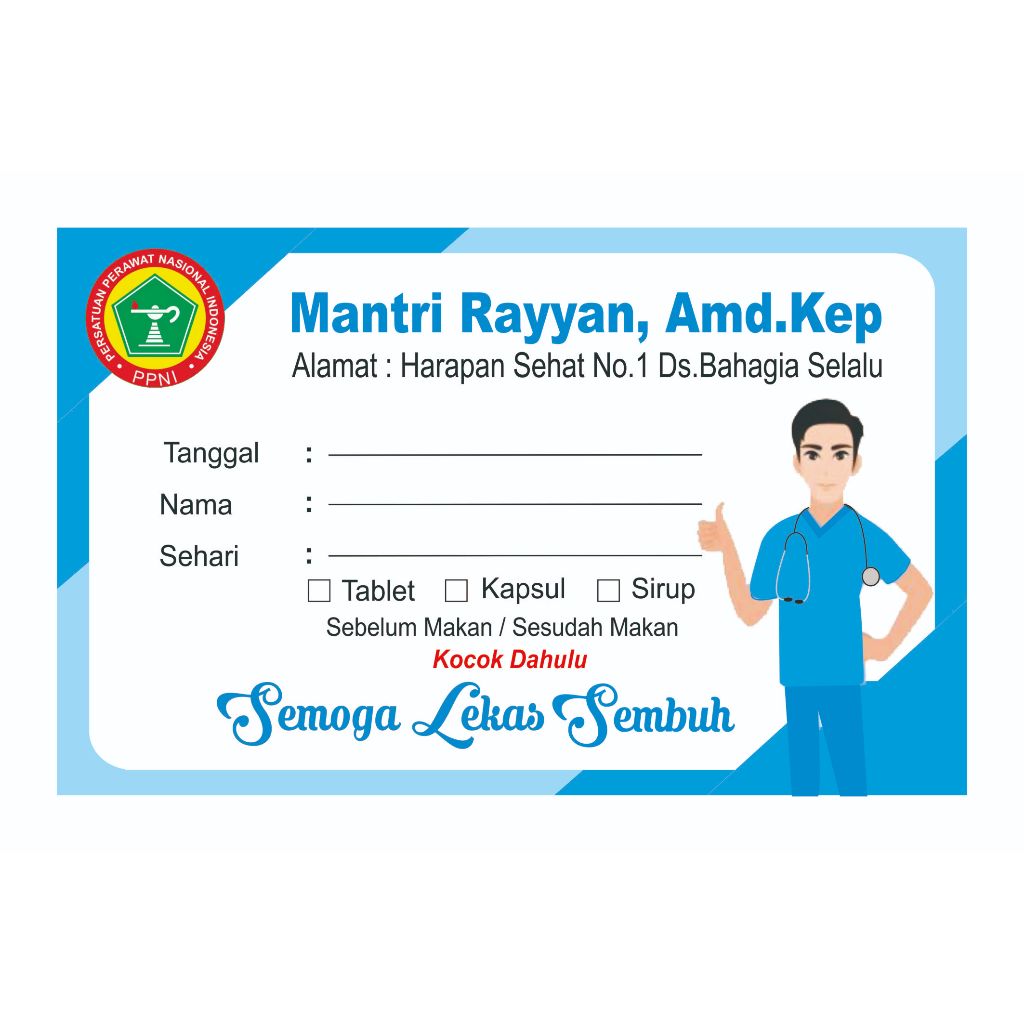 

STIKER OBAT MANTRI/PERAWAT ( isi 50 pcs )