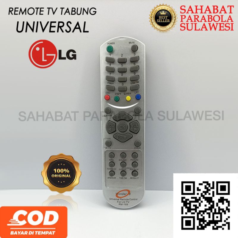 REMOTE TV UNIVERSAL TV TABUNG LG