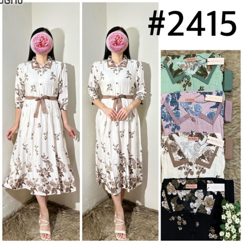 MIDI DRESS MONIQ RAYON SUPER