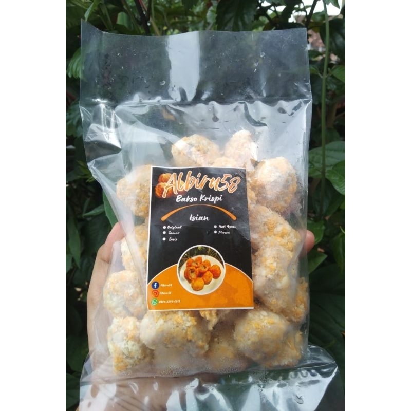 

(KHUSUS JATIM) Pentol crispy isi 25pcs free saos sambal