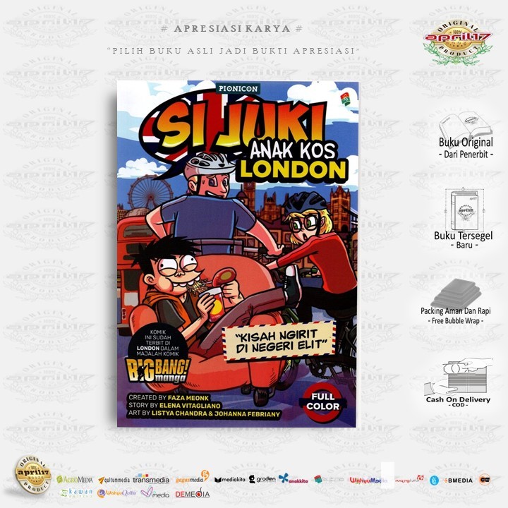 KOMIK SI JUKI ANAK KOS LONDON - Penulis : Pionicon , Penerbit : Bukune