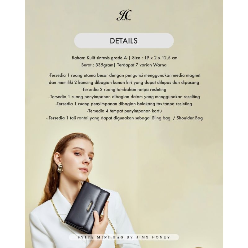 Syifa mini bag jims honey