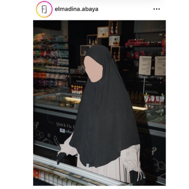 Elmadina Classic Bergo Black