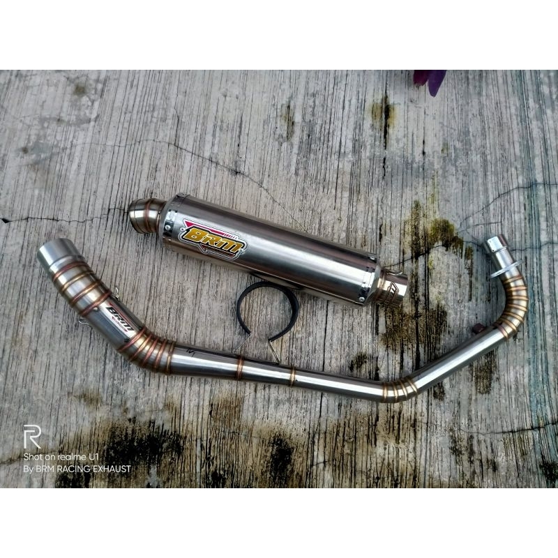 knalpot BRM stenlis fullset