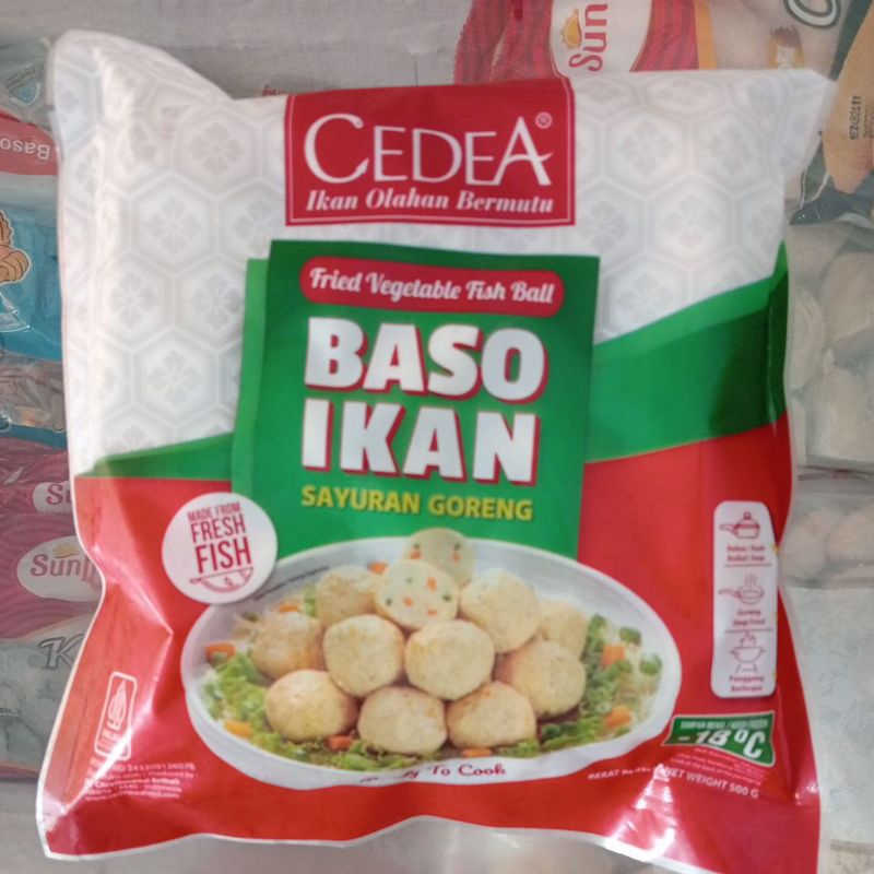 

Cedea Bakso Ikan Sayuran Goreng 500gr