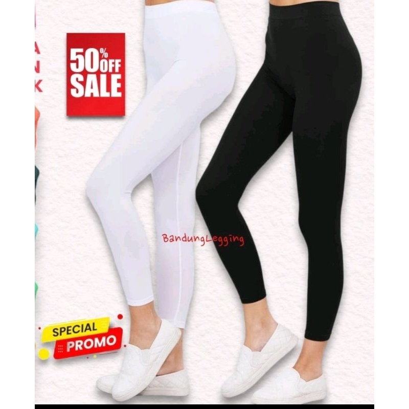 celamis celana gamis leging wanita  jumbo haji hitam putih  3L 4L 5L androk celana panjang