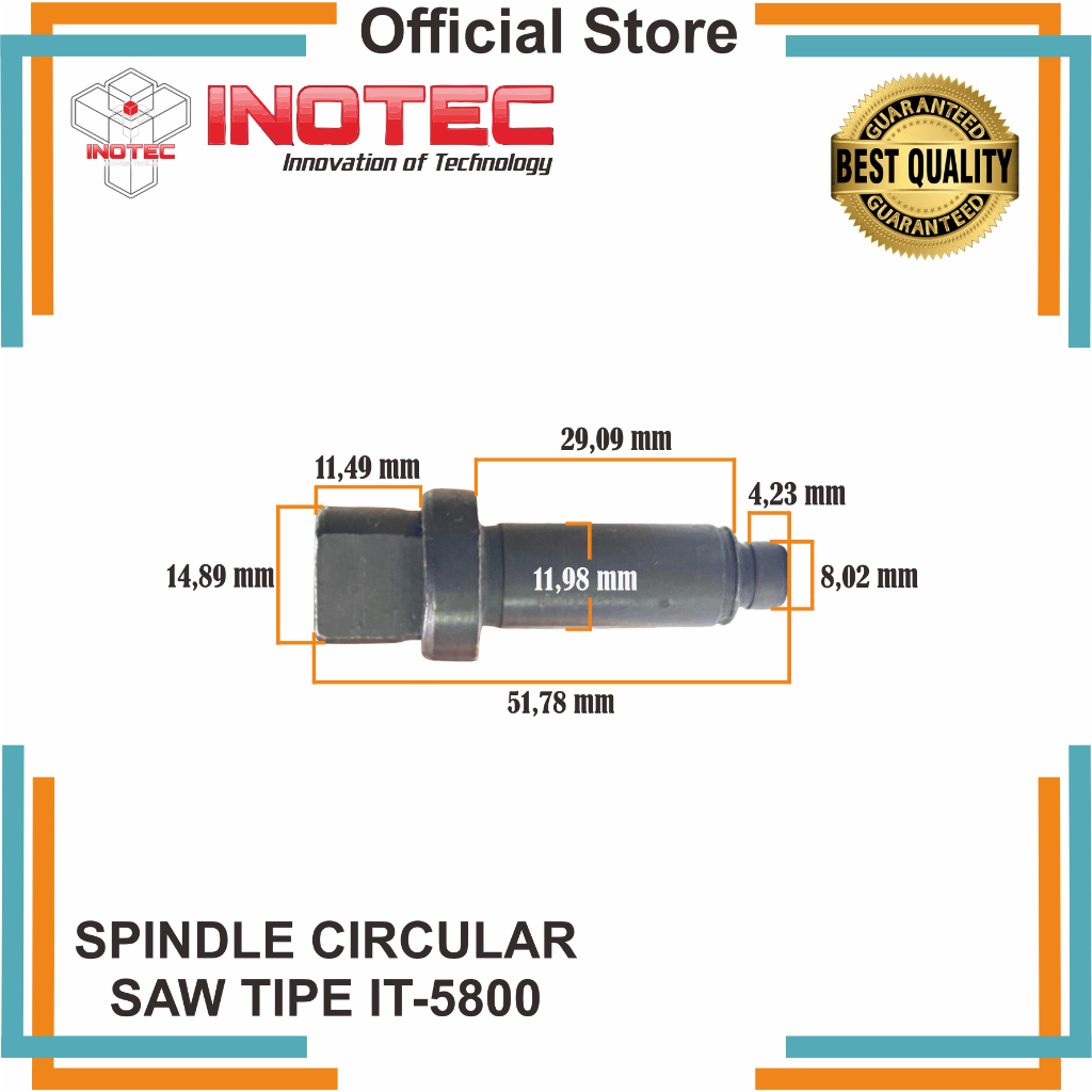 AS SPINDLE CIRCULAR SAW / GERGAJI SERKEL 5800 INOTEC