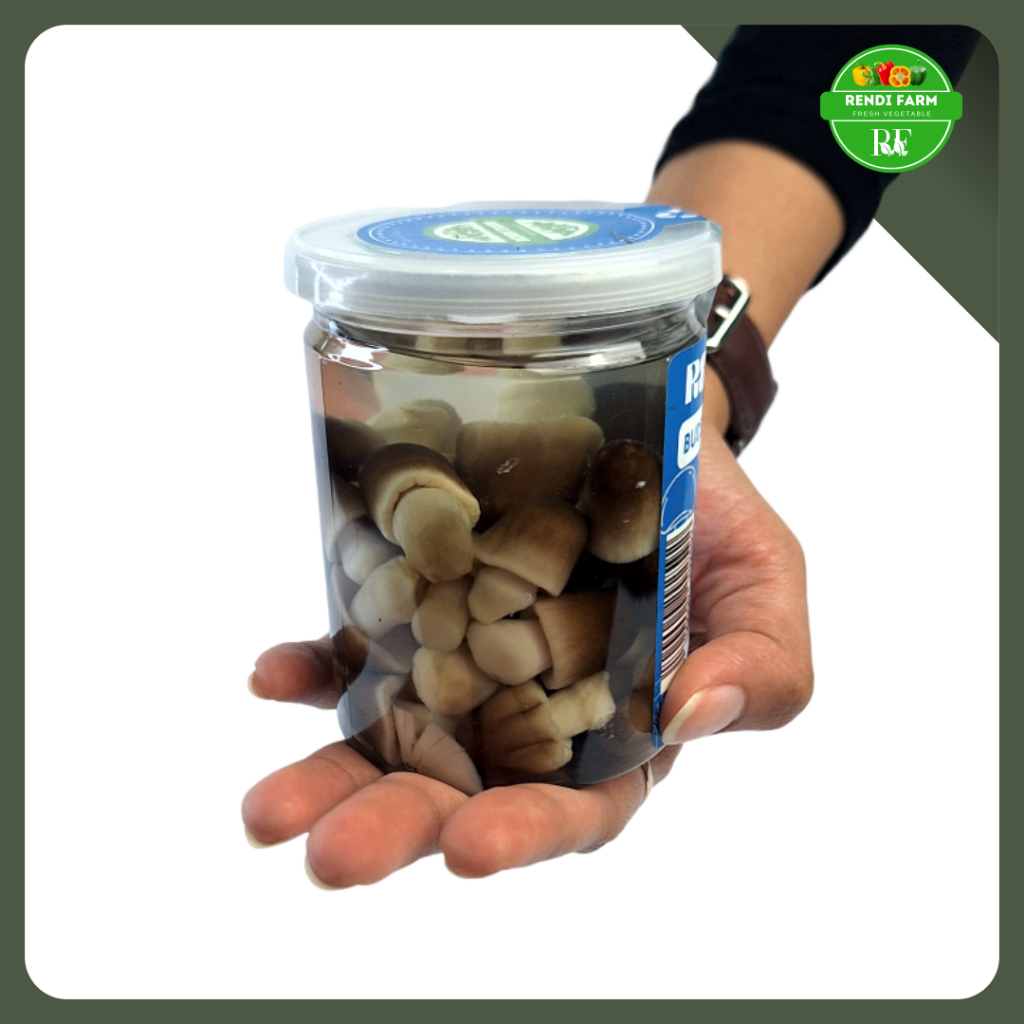 

Jamur Merang Kuncup Jar 250 gram