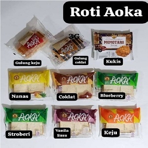 

Roti AOKA Panggang All Varian - Rasa Durian 8 Pcs