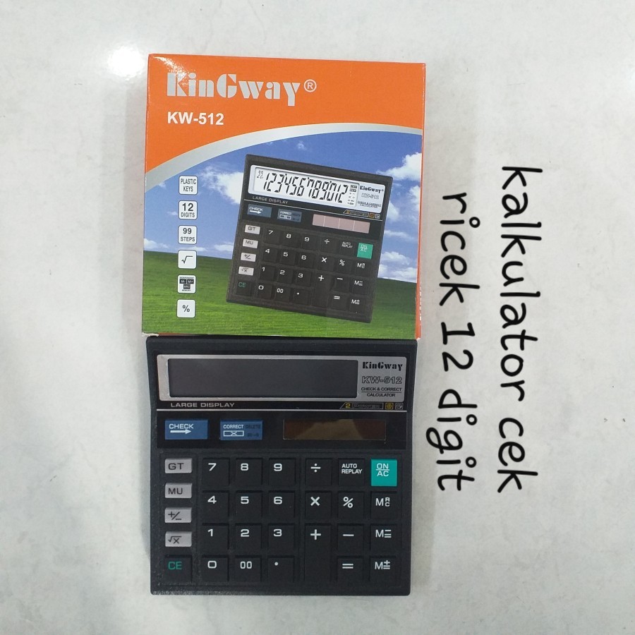 

Calculator Kalkulator Fukuta FK-512 model Citizen 12 Digit/ OKE***