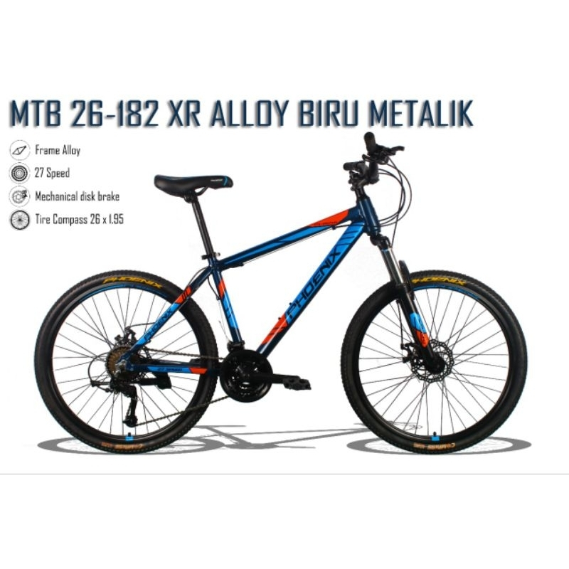 SEPEDA GUNUNG / MTB DEWASA 26" PHOENIX 182 XR