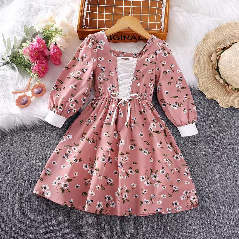 Dres import anak usia 4-8tqhun/dres kekinian ala korea anak cewek/