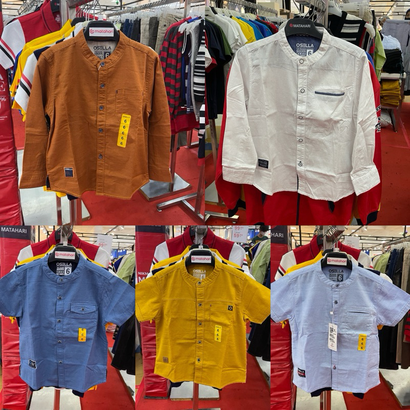 OSELLA KIDS - SALE Kemeja Koko Anak Laki-Laki (4-16 Tahun)