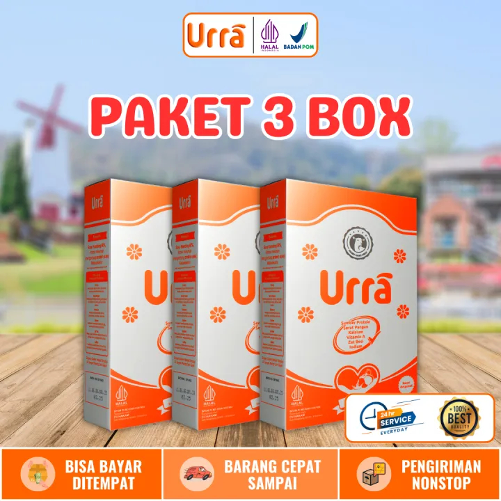 

PAKET 3 BOX Susu Urra Lengkapi kebutuhan Gizi Harian Anak