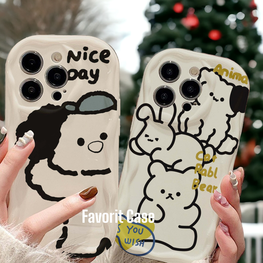 Casing Curly for Vivo Y36 Y27 Y27s Y22 Y22s Y12 Y12s Y15 Y16 Y17 Y19 Y20 Y30 Y30i Y31 Y33S Y33T Y50 