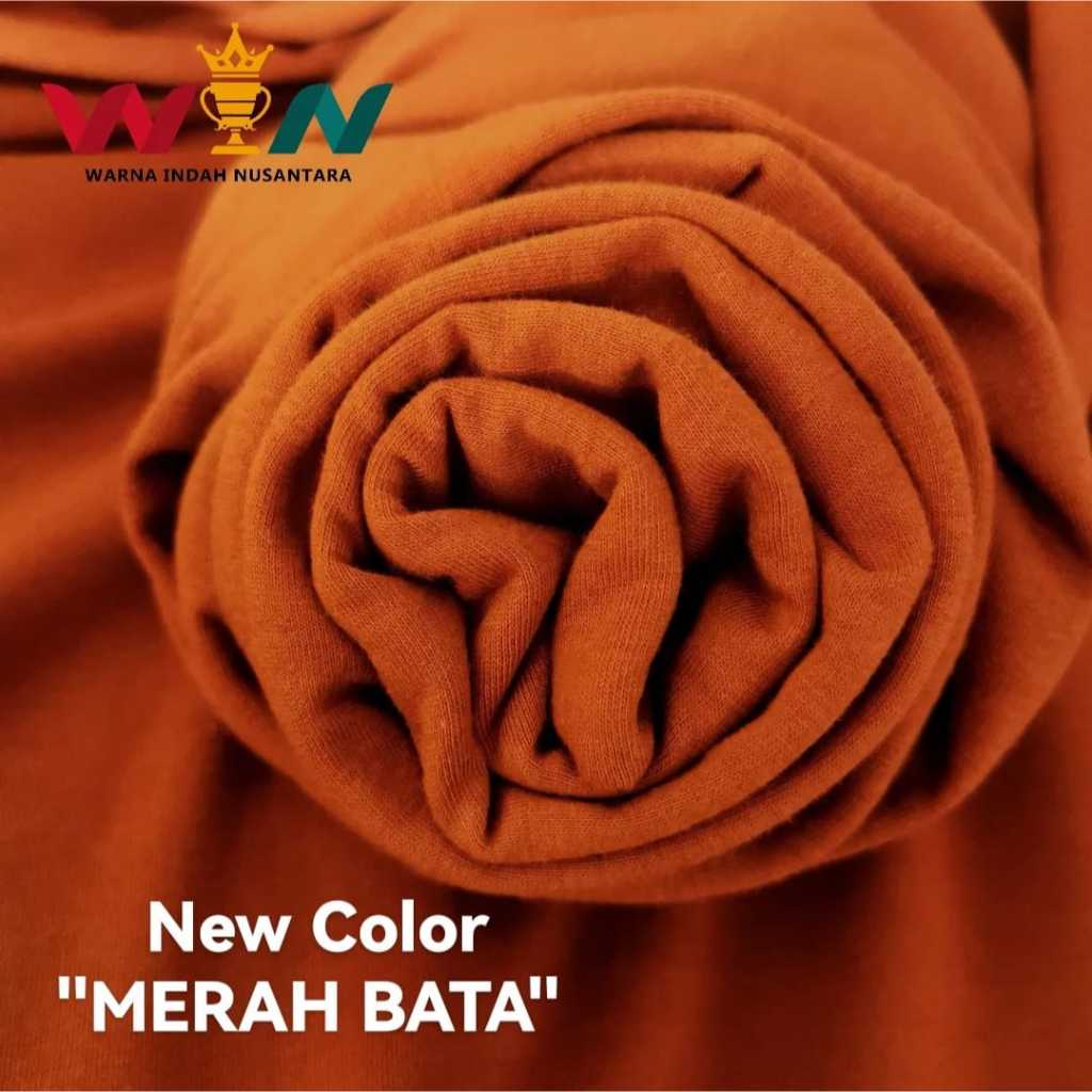 Kain Cotton Combed Premium 24s dan 30s Per 1 KG Warna Tua