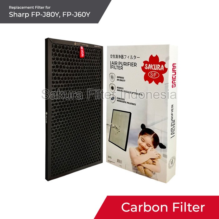 Filter Carbon Sharp Air Purifier FP-J80, FP-J60 Sakura APCH-79660