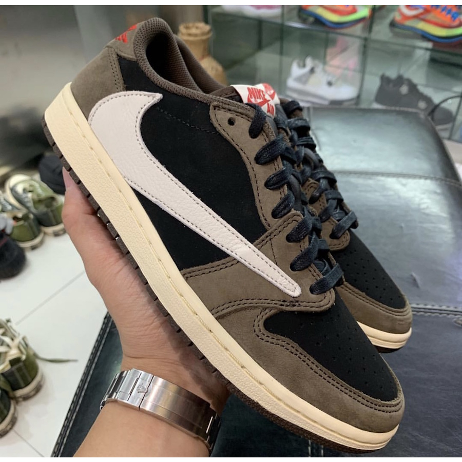 Travis Scott x Air Jordan 1 Retro Low OG SP Dark Mocha Original Unauthorized
