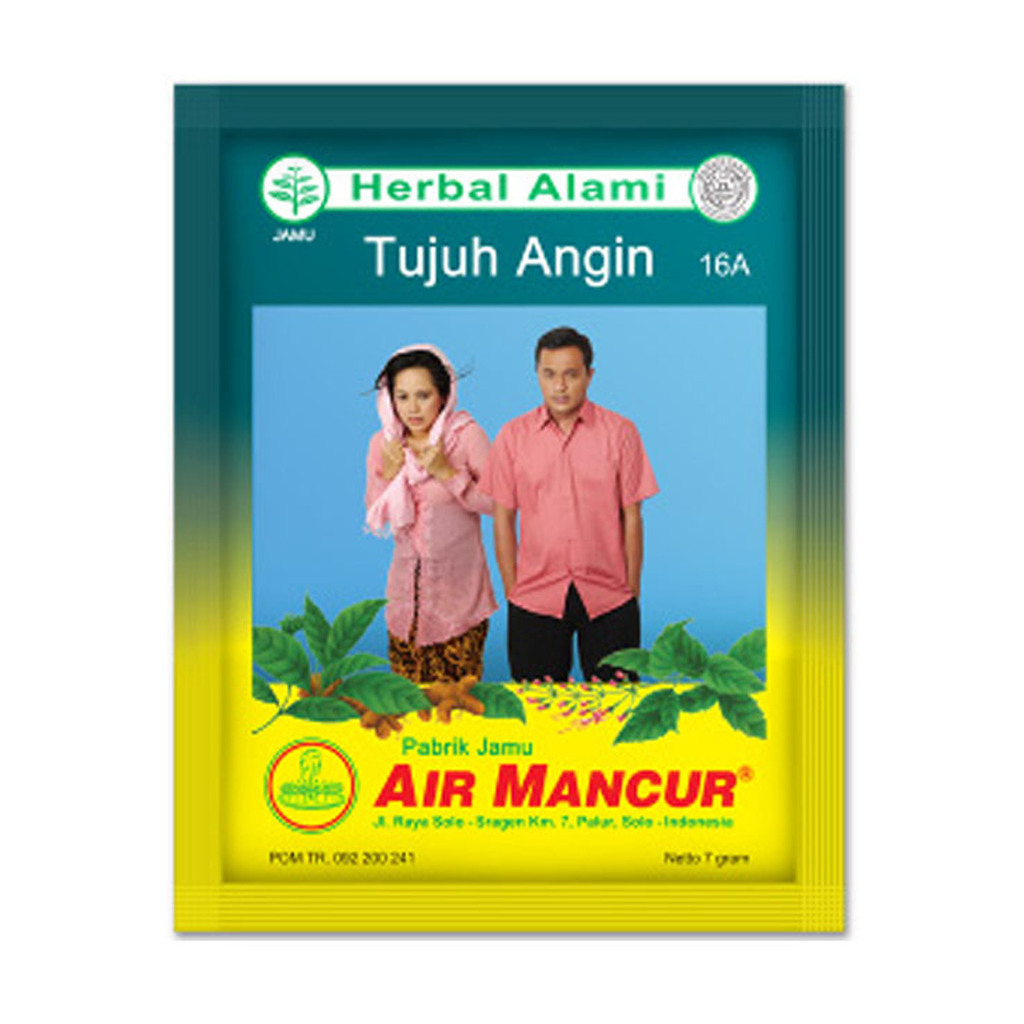 

Air Mancur Serbuk Tujuh Angin (10 sachet @7gr)