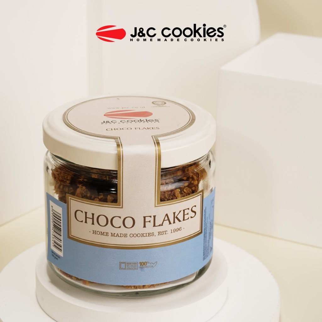 

JNC COOKIES INDONESIA - CHOCO FLAKES TOPLES KACA