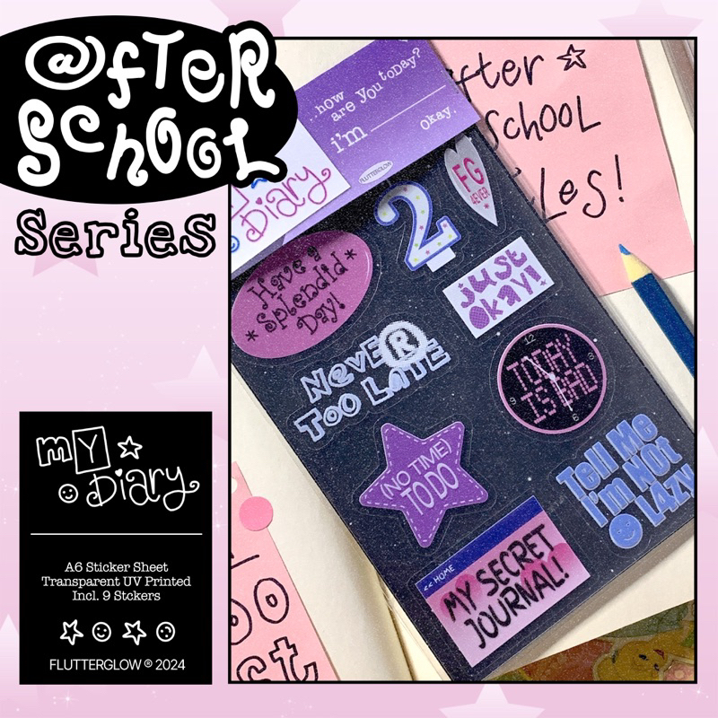 

☆ My Diary Stickers ☻ | After School Series