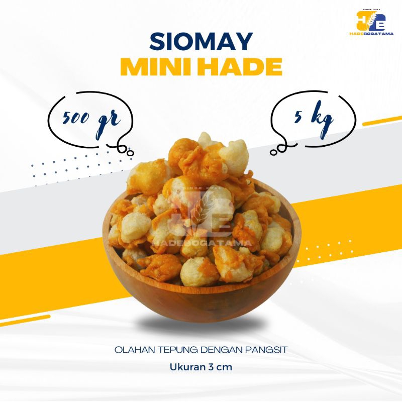 

Siomay Hade 5 Kg (BALL) Siomay Bulat Mini / Siomay Mini / Siomay Unyil / Siomay Curah