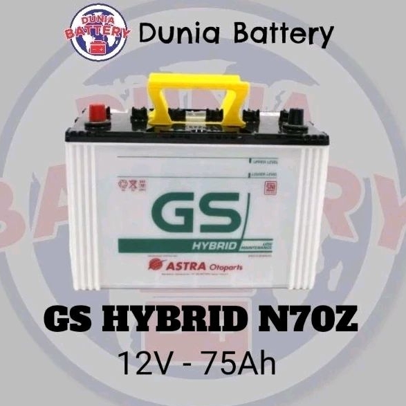 Aki Basah GS HYB N70Z Original