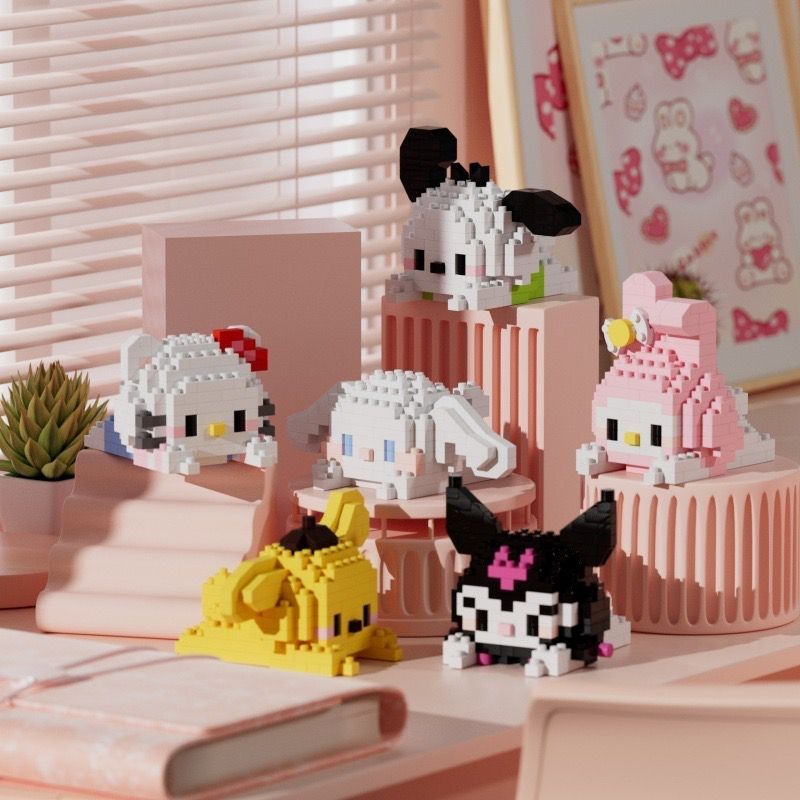 Mainan Balok Susun Karakter Kartun / Mainan Block 3D / Mainan Block / Mainan Balok Kartun/ Mainan Edukatif / Mainan Bricks