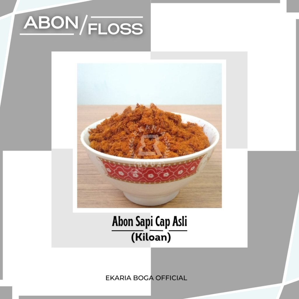 

FLOSS | ABON SAPI CAP ASLI | ABON ASLI KILOAN 100GR