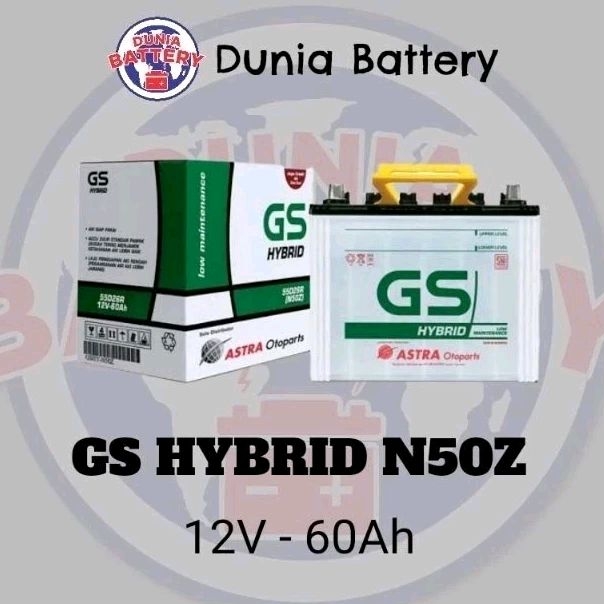 Aki Basah GS HYB N50Z Original