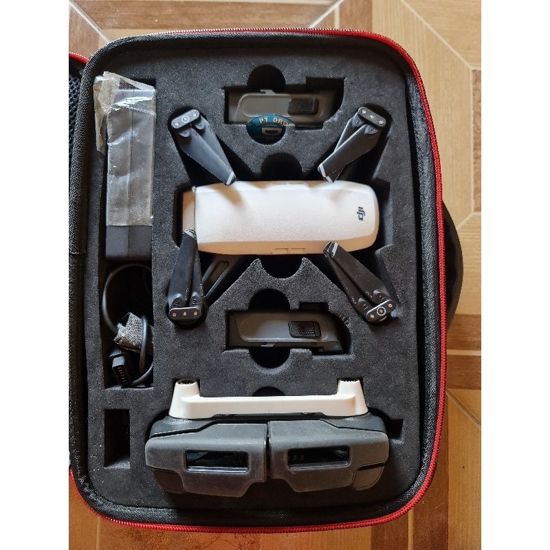 drone dji spark full set second + batrey mod DBSI