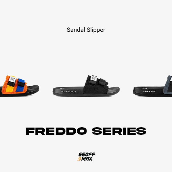Geoff Max - Freddo Series | Sandals Slipper | Sandal Selop | Sandal Slide | Sanda Wanita