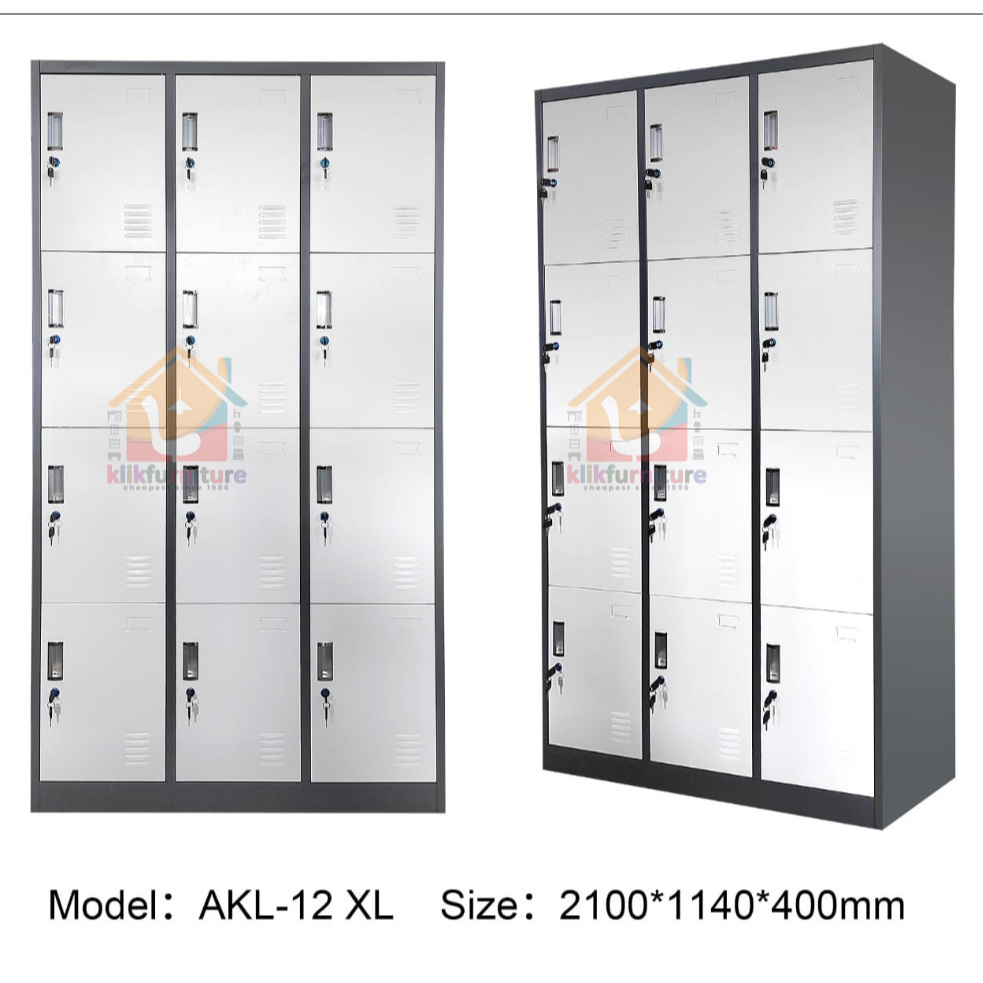 Loker HELMET HELM Full Face Loker Besi 12 Pintu Jumbo XL